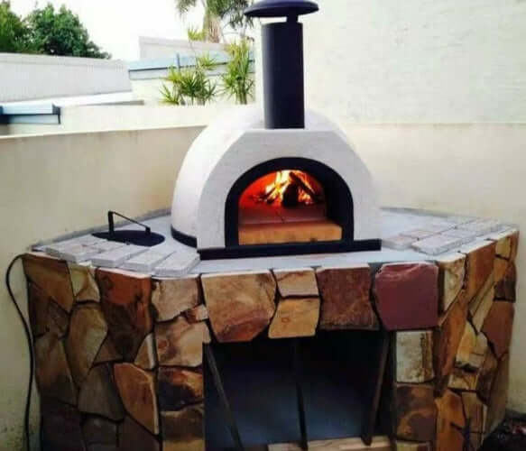 WPPO DIY Wood Fired Oven Includes SS Flue & Black Door WDIY-AD70