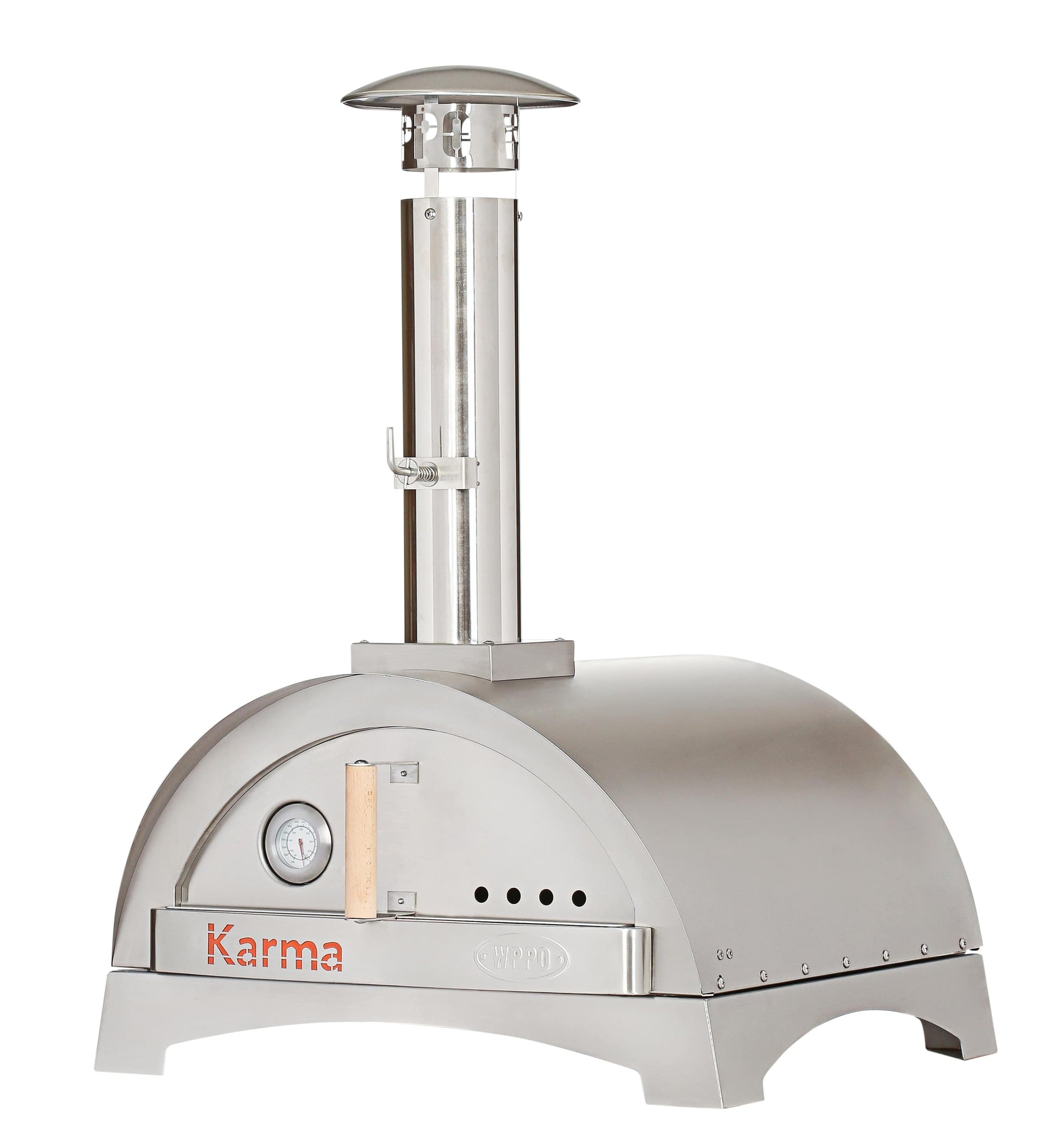 WPPO Karma 25 304SS Wood Fired Pizza Oven & Base WKK01S304