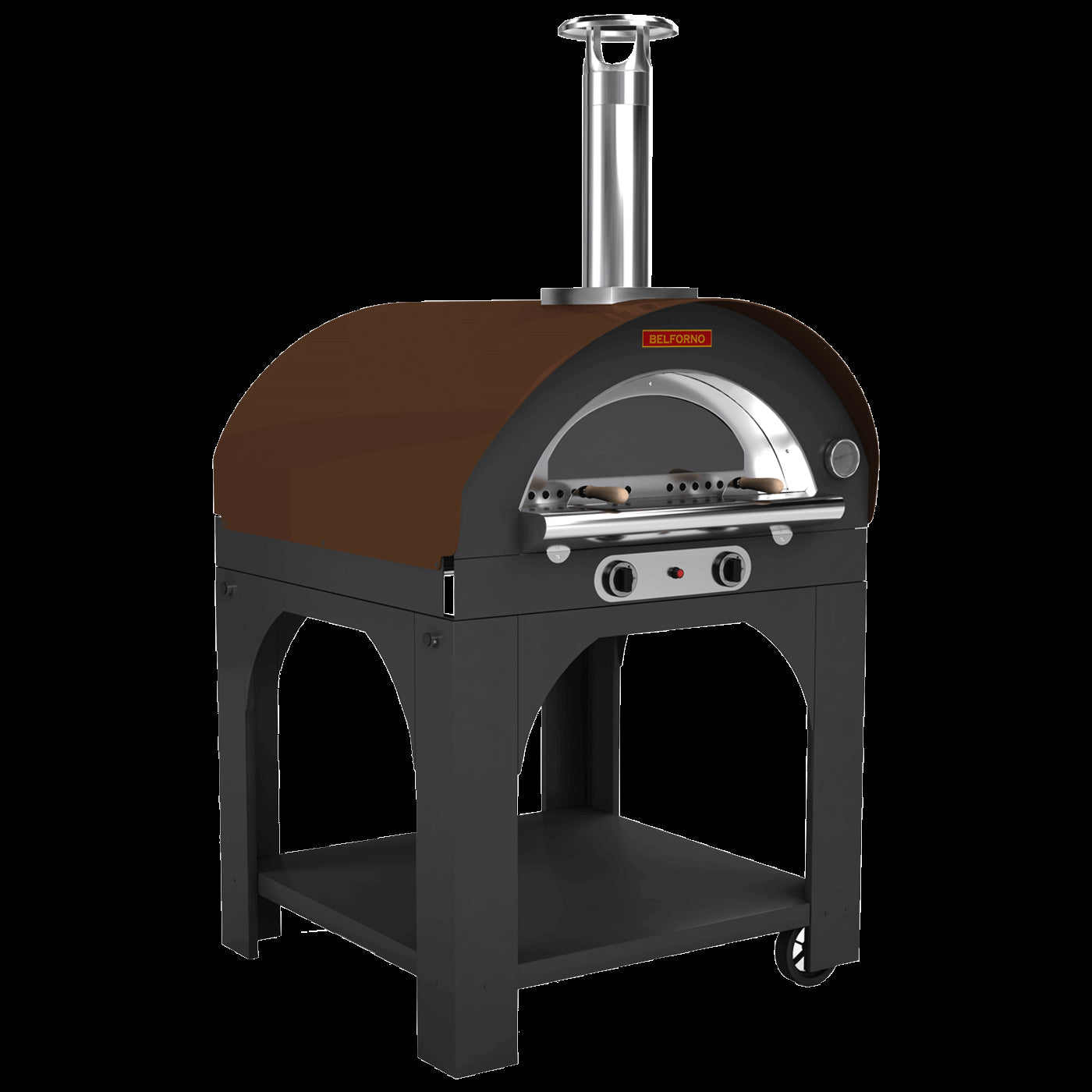 Belforno Portable Wood/Gas Fired Pizza Oven Grande