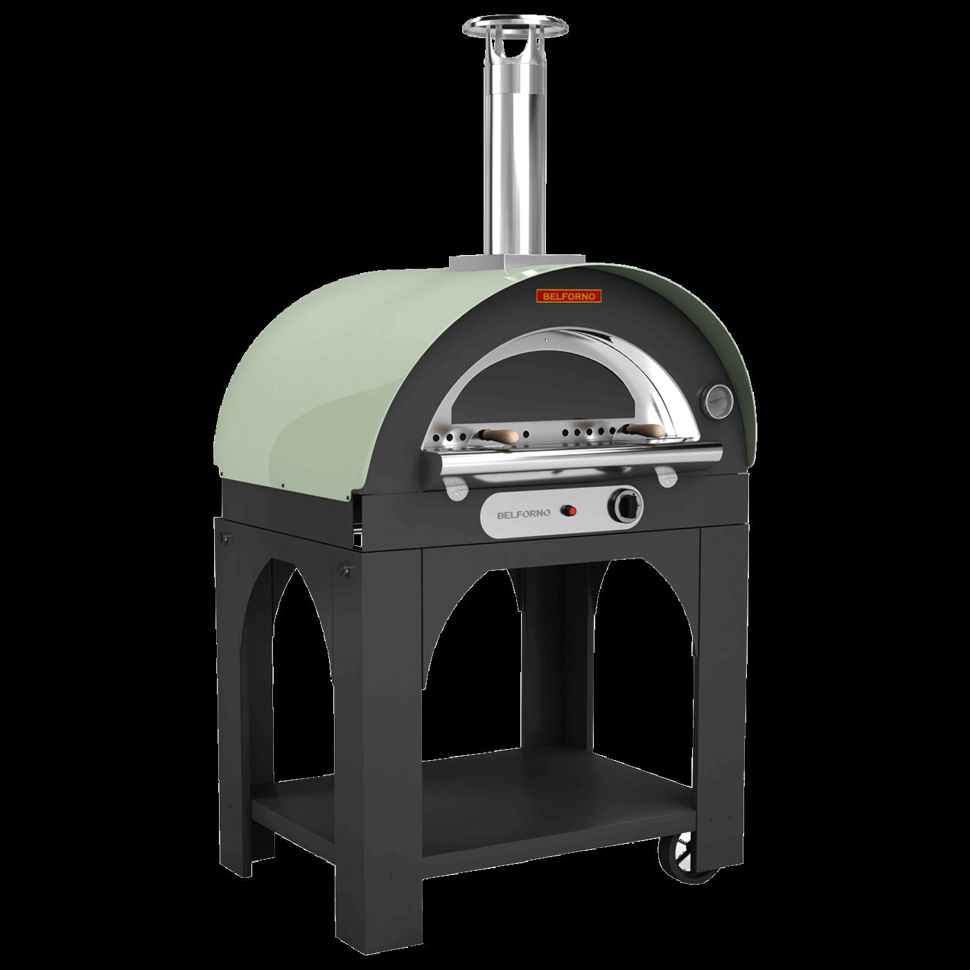 Belforno Portable Wood/Gas Fired Pizza Oven Medio