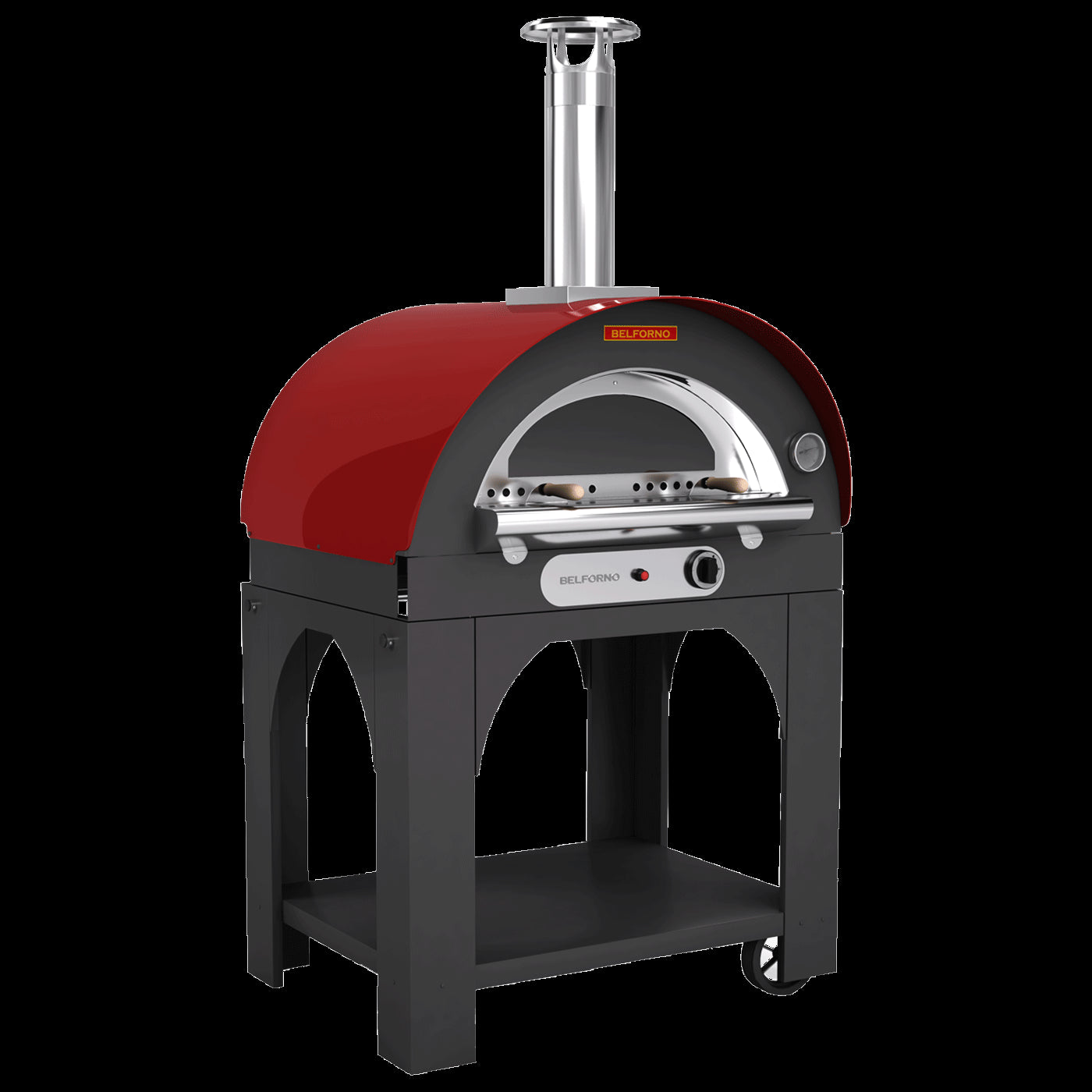 Belforno Portable Wood/Gas Fired Pizza Oven Medio