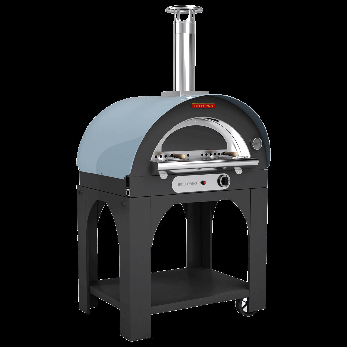 Belforno Portable Wood/Gas Fired Pizza Oven Medio