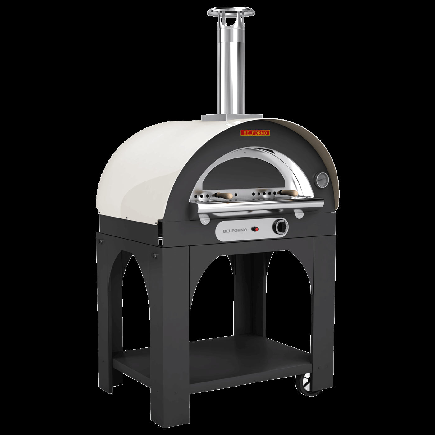 Belforno Portable Wood/Gas Fired Pizza Oven Medio