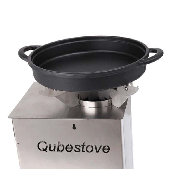 Qstoves Deep Dish Cast Iron Skillet