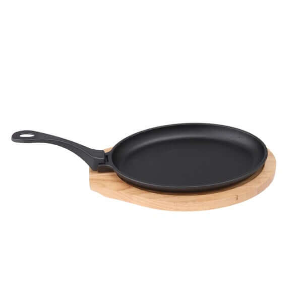 Qstoves Oval Iron Skillet