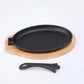 Qstoves Oval Iron Skillet