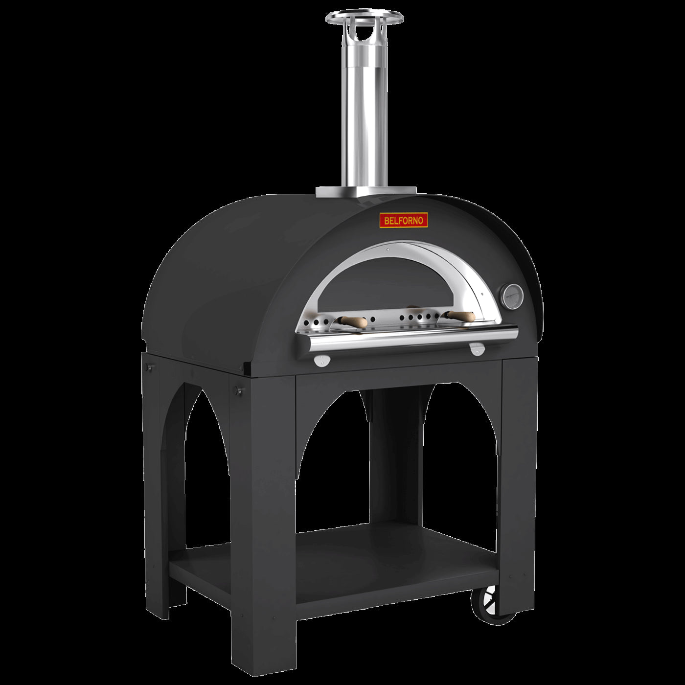 Belforno Portable Wood/Gas Fired Pizza Oven Medio