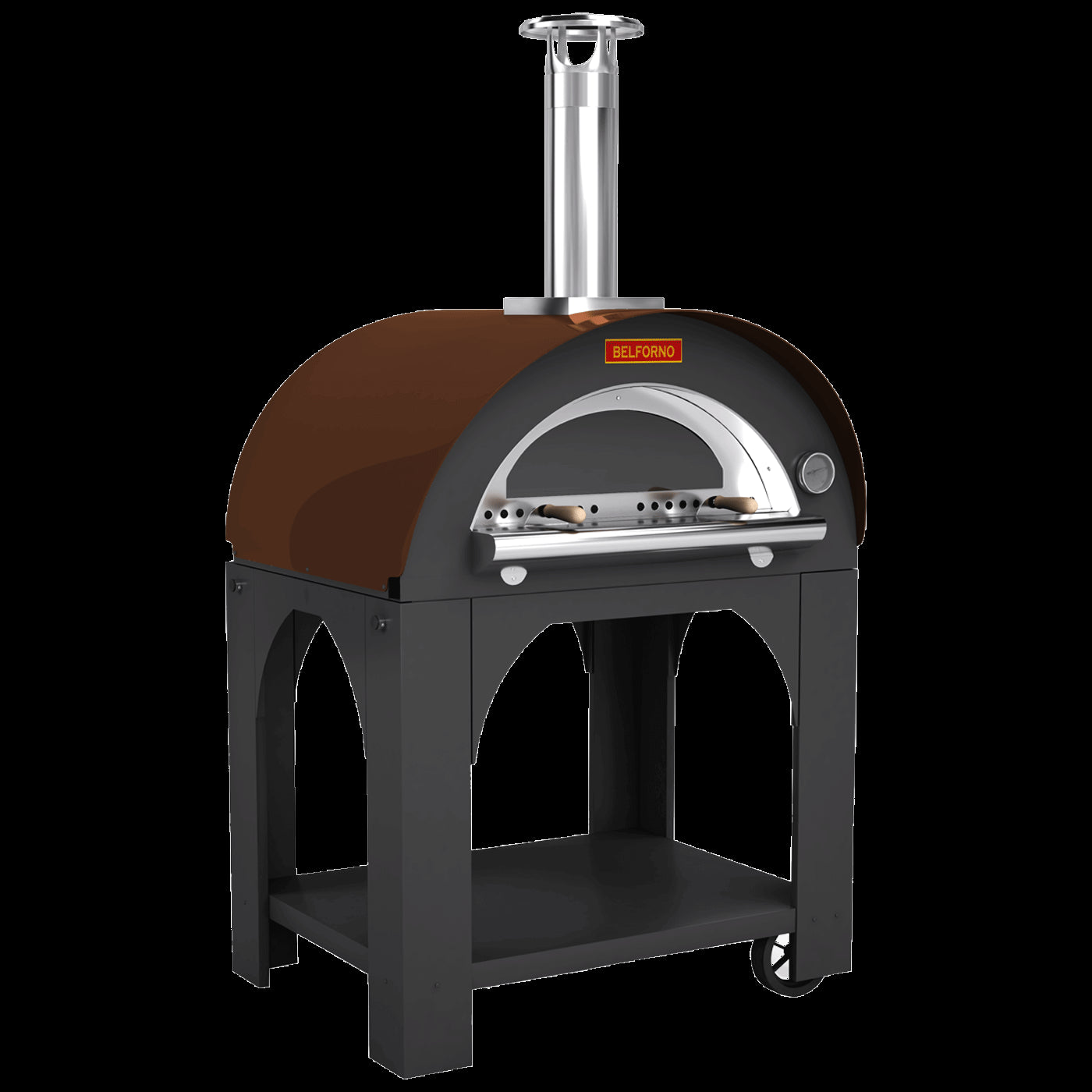 Belforno Portable Wood/Gas Fired Pizza Oven Medio