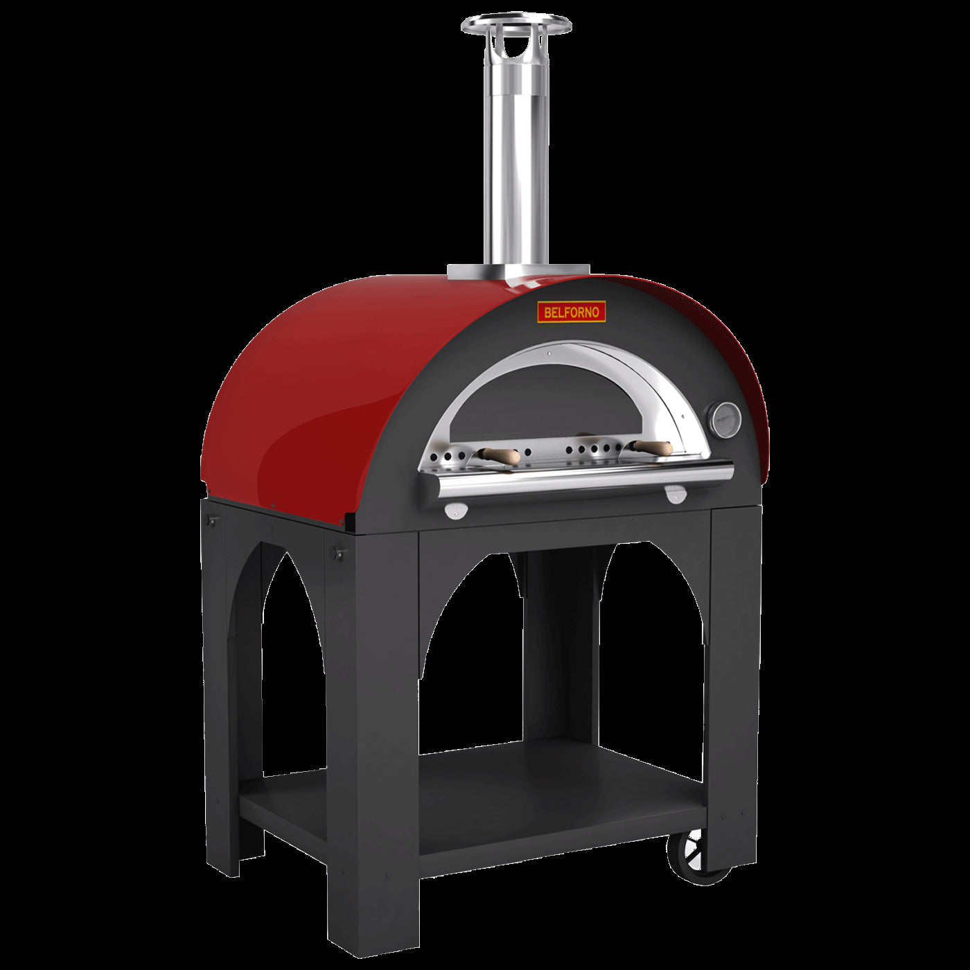 Belforno Portable Wood/Gas Fired Pizza Oven Medio